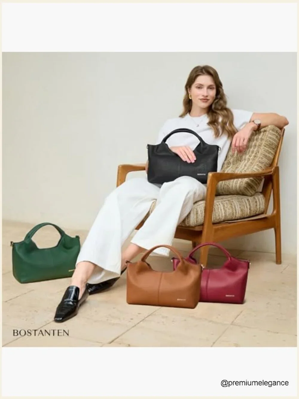 Genuine Leather Satchel Handbag Top Handle Crossbody Shoulder Bag Purses